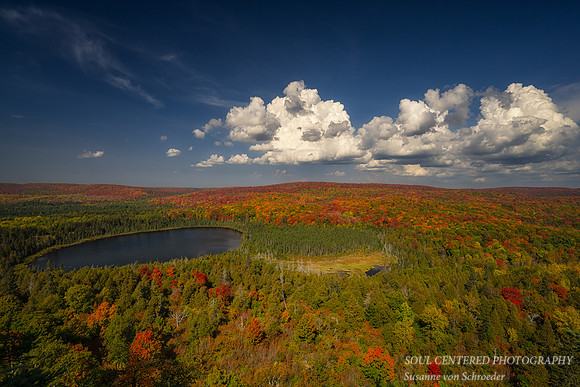 Oberg Lake with clouds, Sept. '23 1