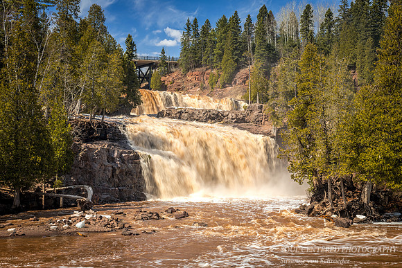 Gooseberry Lower Falls, spring flow 2