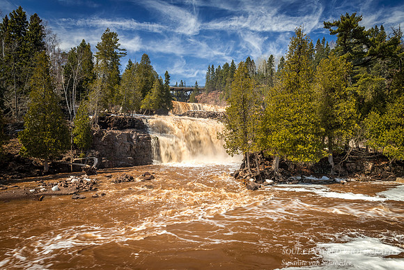 Gooseberry Lower Falls, spring flow 1