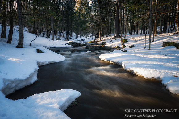 Becky's Creek, snow melt, 4.'18