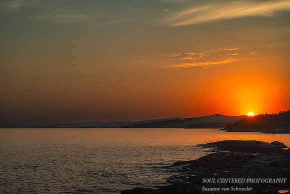 Lake Superior sunset, Grand Marais 2
