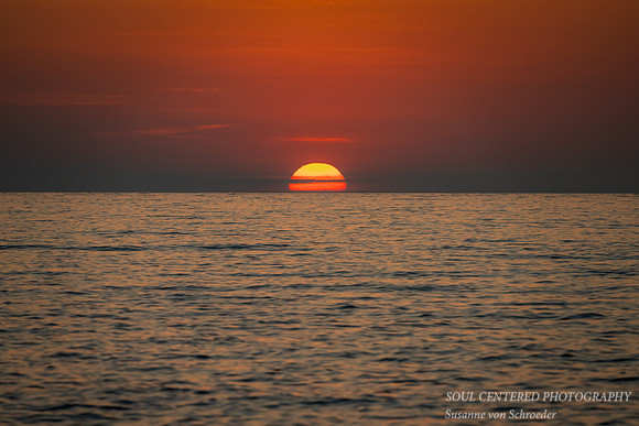 Rising sun, Lake Superior 1