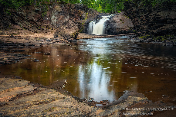 Upper Falls at Amnicon Falls State Park, June 21, 3
