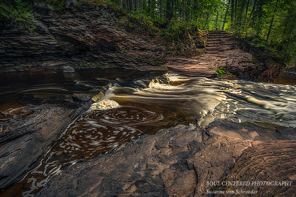 Amnicon River w. steps, June '21 1