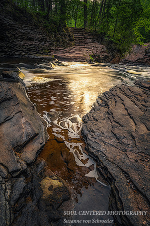 Amnicon River w. steps, June '21 2