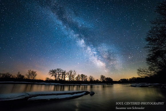 Milky Way at the banks of Chippewa River 1