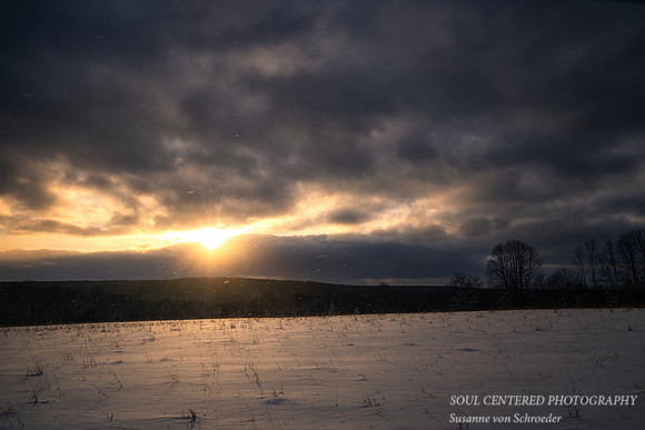 Moody winter sunset, Febr. '25 2