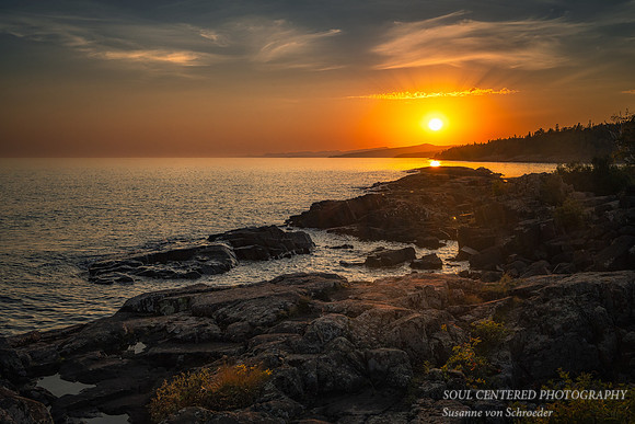 Lake Superior sunset, Grand Marais