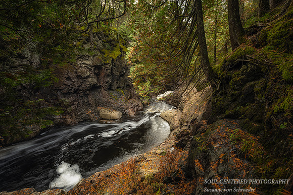 Water swirls, Cascade river 2