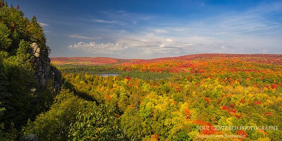 Autumn landscape, Oberg Mountain, Sept. '23, panorama