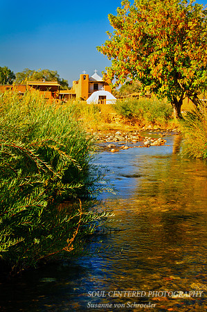 Taos Pueblo, creek