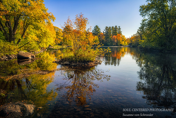 Fall colors, Chippewa river, east fork 2