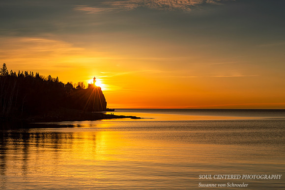 Sunrise at Split Rock lighthouse 1