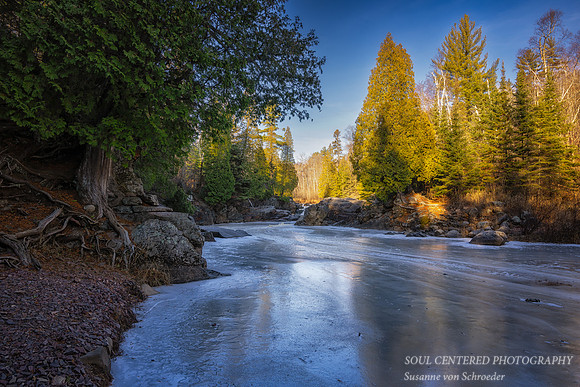 Baptism river, frozen, Dec. '23 1