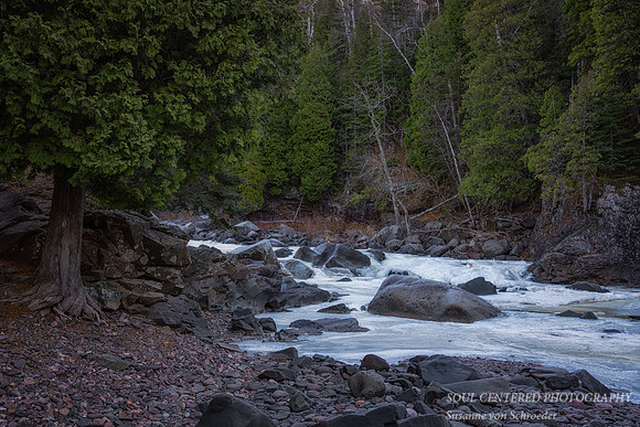 Baptism river, frozen, Dec. '23 2