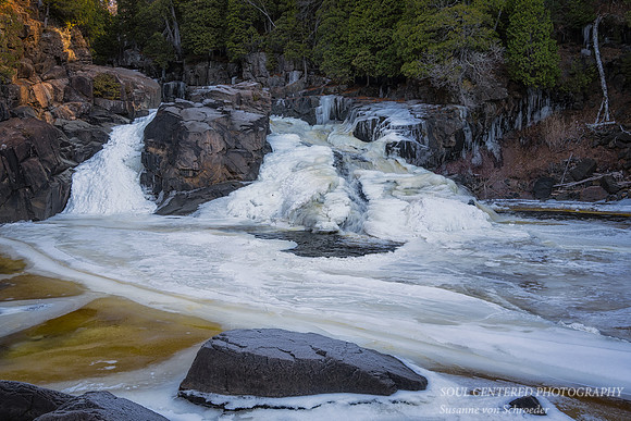 Cascade Falls, Baptism river, Dec. '23 1