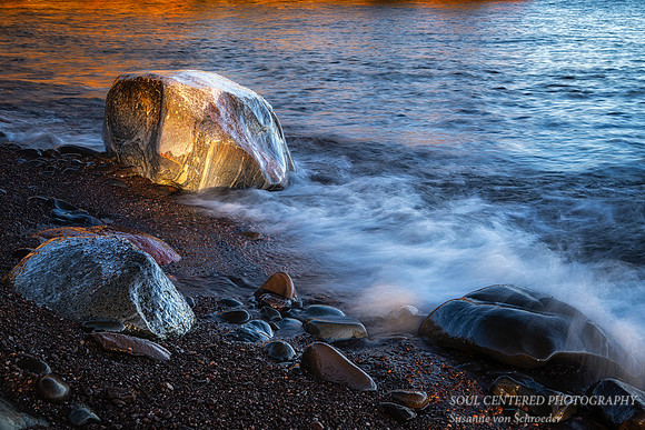 Colorful water and rocks, Lake Superior 2