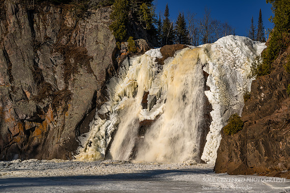 High Falls, Baptism River, Dec. '23 2