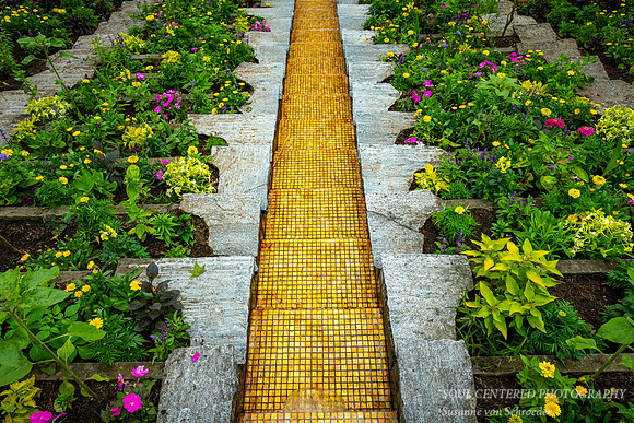 Golden waterfall, Insel Mainau