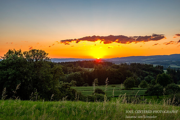 Sunset near Gehrenberg Tower
