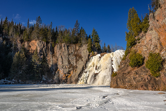 High Falls, Baptism River, Dec. '23 1