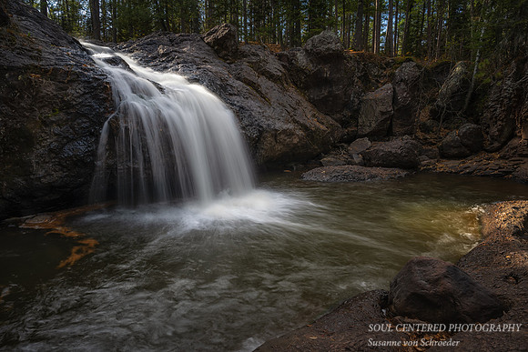 Upper Falls at Amnicon Falls State Park, Nov. '22, 1