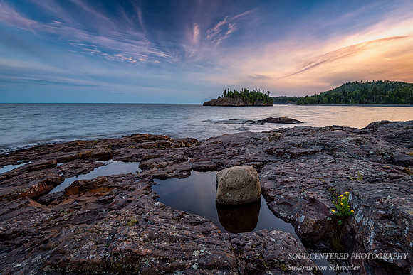 Sunset mood at Ellingsen Island
