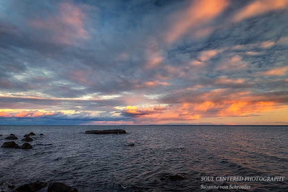 Sunset colors near Duluth