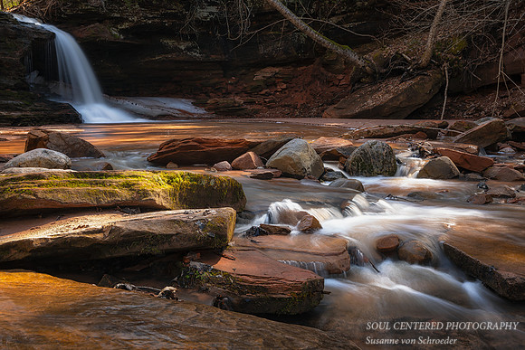 Lost Creek falls, April '25 1