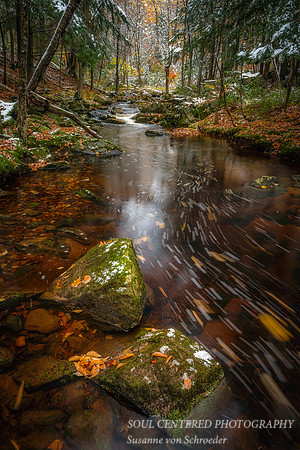 First snowfall, Becky's Creek 3
