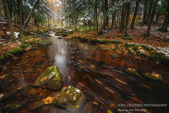 First snowfall, Becky's Creek 4