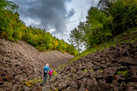 Blue Hills Felsenmeer, Hikers, Sept. '19