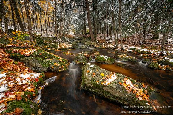 First snowfall, Becky's Creek
