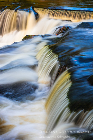 Bond Falls, Upper cascades, close-up 3