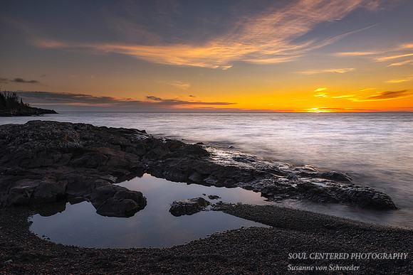 Lake Superior dawn - Temperance River State park