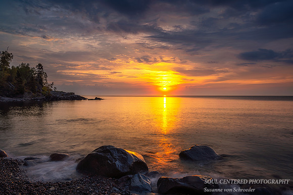 Orange Lake Superior sunrise, Sept. 2021 3