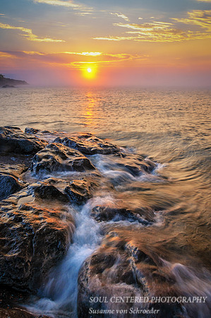 Sunrise with Golden Rocks 1