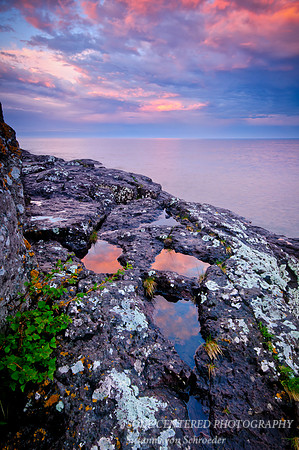 Evening sky, north shore
