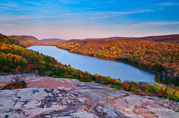 Sunset at Lake of The Clouds