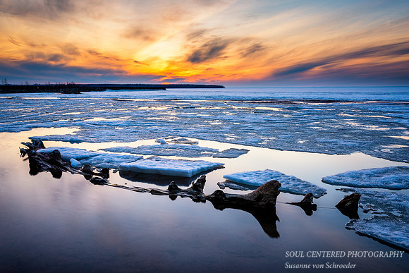 Sunset in spring 1