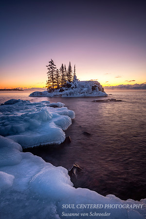 Winter Dawn at the Tombolo 2