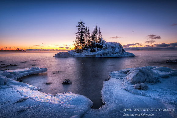 Winter Dawn at the Tombolo