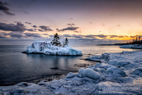 Hollow Rock, blue hour