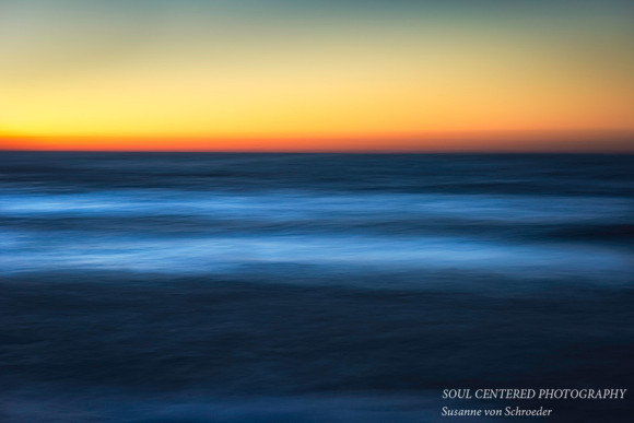 Abstract sunset colors