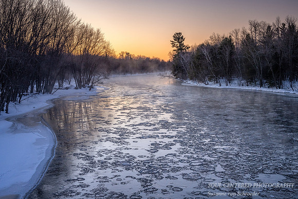 Chippewa River, Dawn, Jan. '20