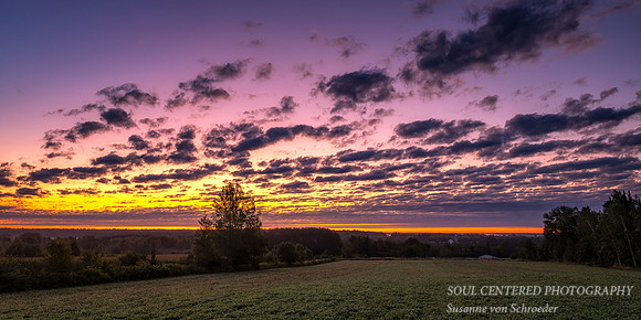 Dawn in the Blue Hills