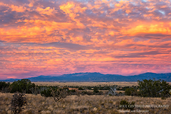 Sunset colors