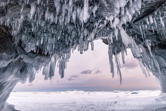 View from inside Hollow Rock