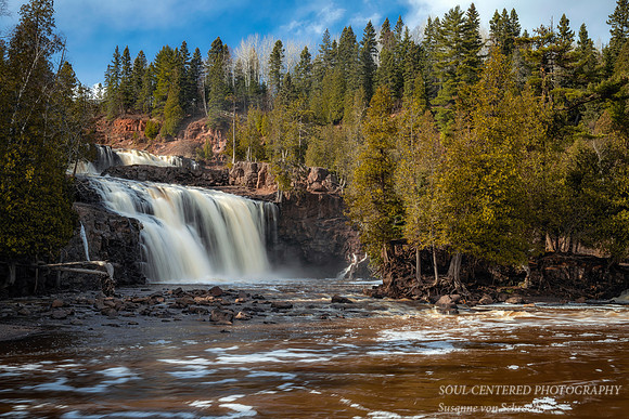 Gooseberry Lower Falls, April '20
