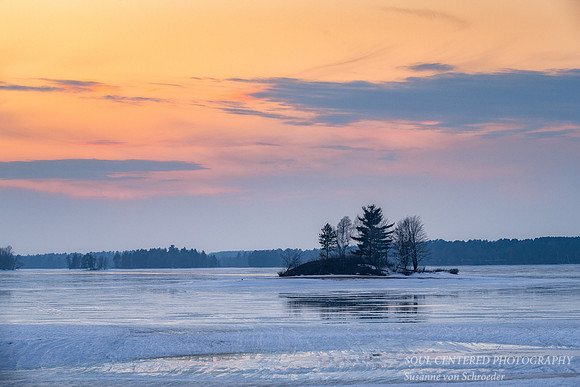 Blue Hour, Chippewa Flowage 1, March '20